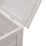Putekasse Hvit 150X50X56,5 Cm Heltre Gran