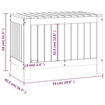Putekasse 76X42,5X54 Cm Heltre Furu