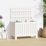 Putekasse Hvid 76X42,5X54 Cm Heltre Furu