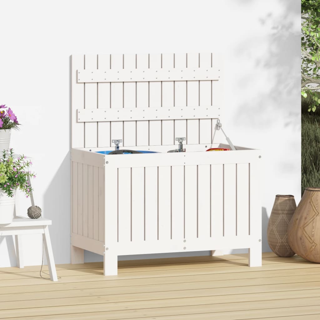 Putekasse Hvid 76X42,5X54 Cm Heltre Furu