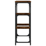 Konsollbord Røkt Eik 89,5X28X76 Cm Konstruert Tre