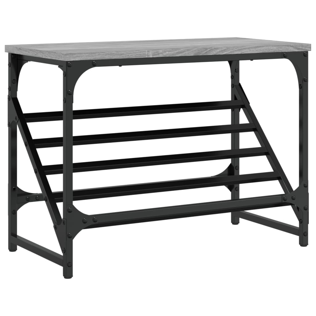 Skohylle Grå Sonoma 60X30X45 Cm Konstruert Tre