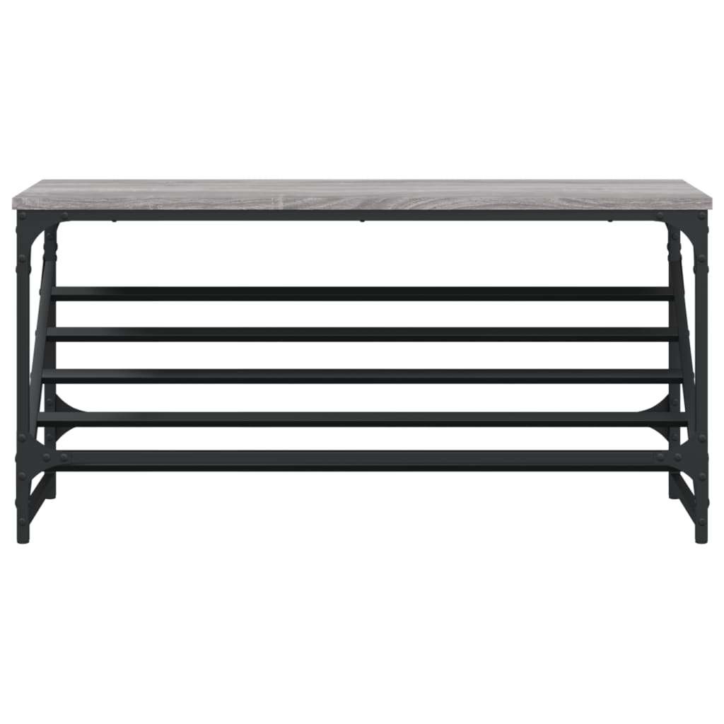 Skohylle Grå Sonoma 90X30X45 Cm Konstruert Tre