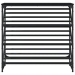 Skohylle Svart 90X30X85 Cm Konstruert Tre