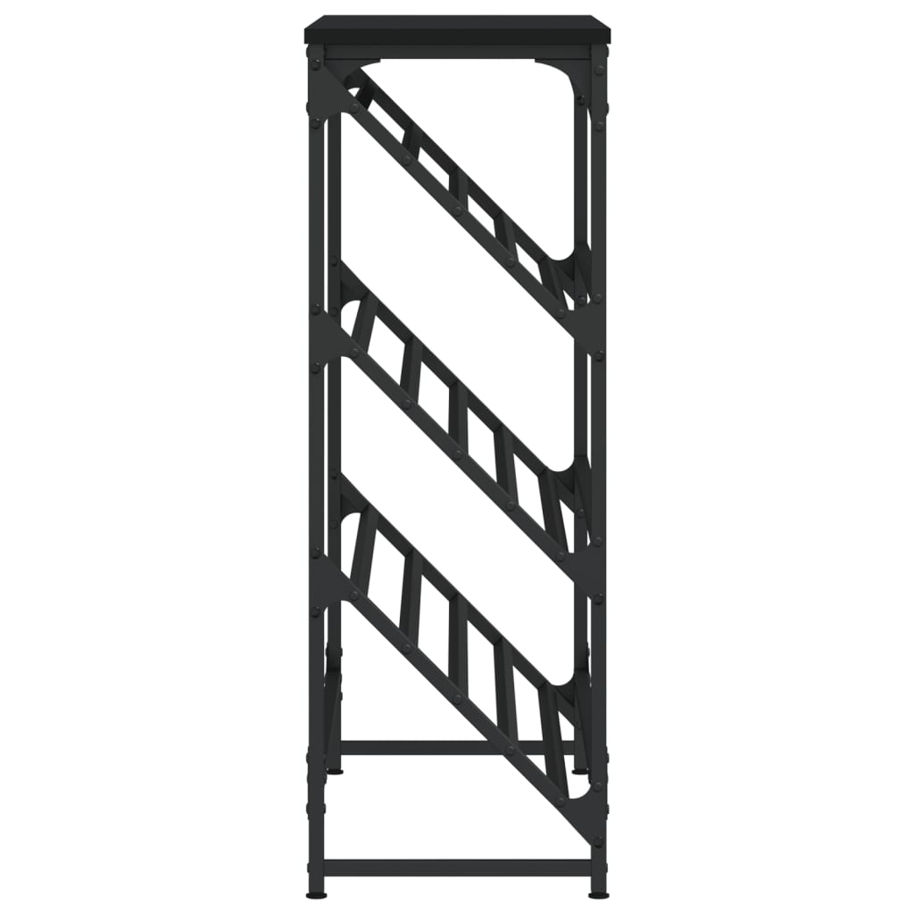 Skohylle Svart 90X30X85 Cm Konstruert Tre
