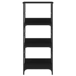 Bokhylle Svart 50X33X117,5 Cm Konstruert Tre