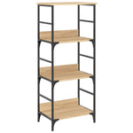 Bokhylle Sonoma Eik 50X33X117,5 Cm Konstruert Tre