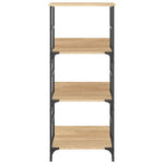 Bokhylle Sonoma Eik 50X33X117,5 Cm Konstruert Tre