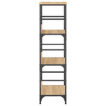 Bokhylle Sonoma Eik 50X33X117,5 Cm Konstruert Tre