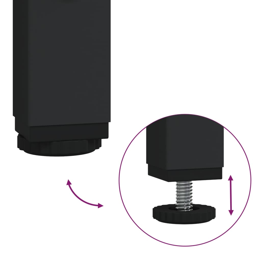Salongbord Røkt Eik 100X51X45 Cm Konstruert Tre