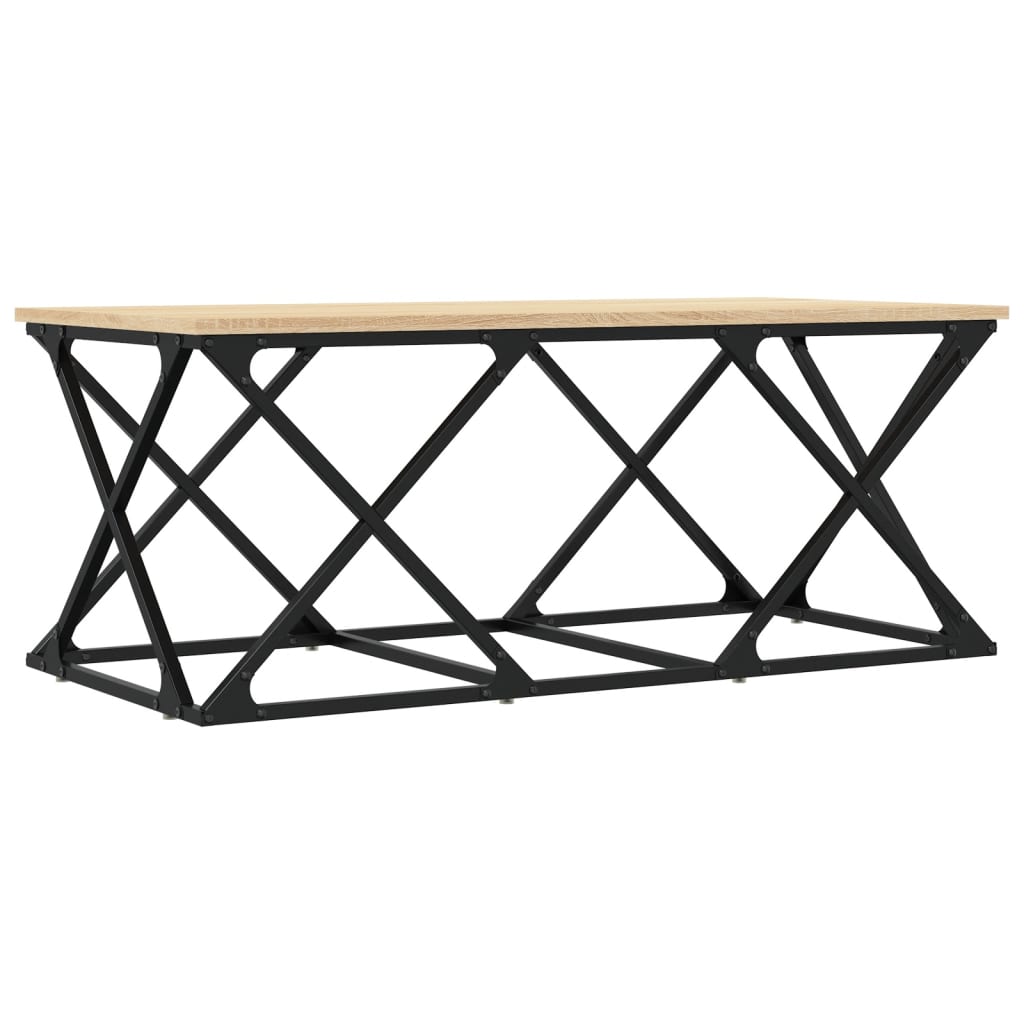Salongbord Sonoma Eik 100X49X40 Cm Konstruert Tre