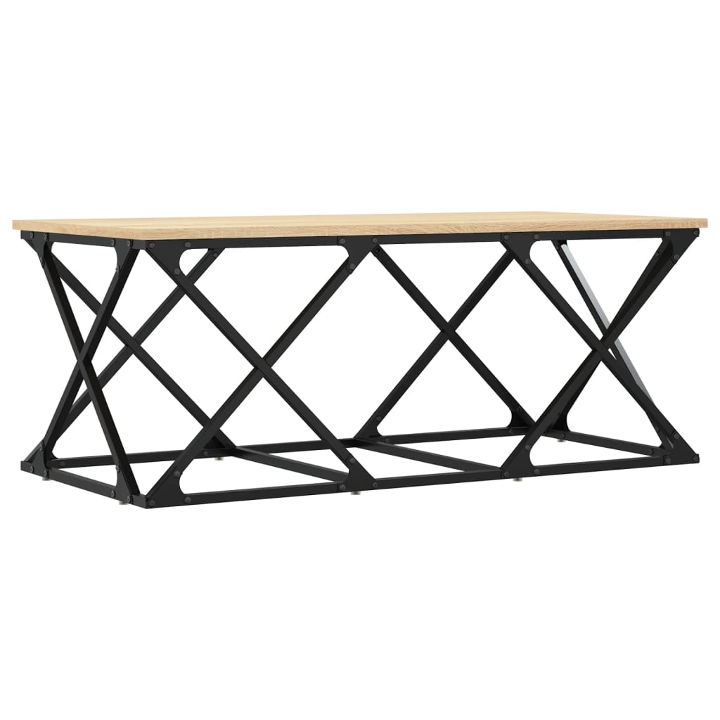 Salongbord Sonoma Eik 100X49X40 Cm Konstruert Tre