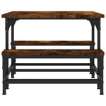 Salongbord Røkt Eik 100X50,5X40 Cm Konstruert Tre