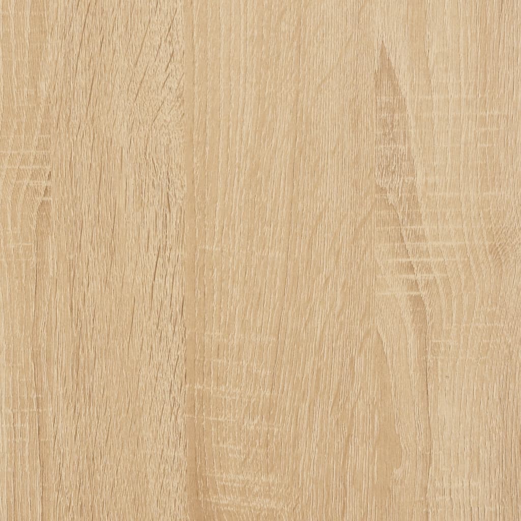 Vegghyller Med Stenger 2 Stk Sonoma Eik 60X16X14 Cm