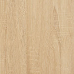 Vegghyller Med Stenger 2 Stk Sonoma Eik 60X16X14 Cm