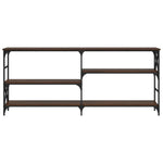 Konsollbord Brun Eik 180X29X76,5 Cm Konstruert Tre