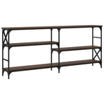Konsollbord Brun Eik 180X29X76,5 Cm Konstruert Tre
