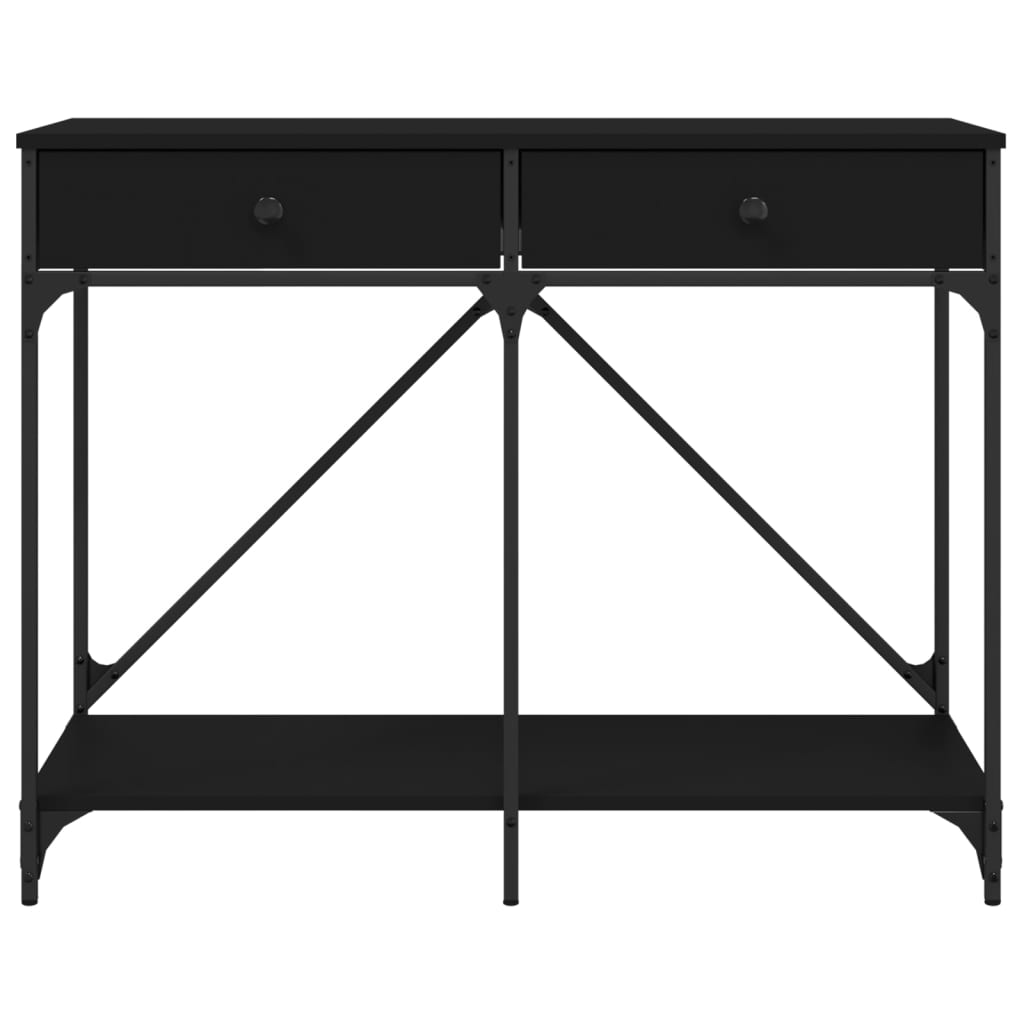 Konsollbord Svart 100X39X78,5 Cm Konstruert Tre