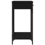 Konsollbord Svart 100X39X78,5 Cm Konstruert Tre