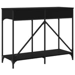 Konsollbord Svart 100X39X78,5 Cm Konstruert Tre