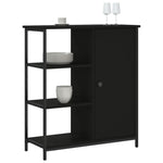 Skjenk Svart 70X30X80 Cm Konstruert Tre