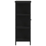 Skjenk Svart 70X30X80 Cm Konstruert Tre