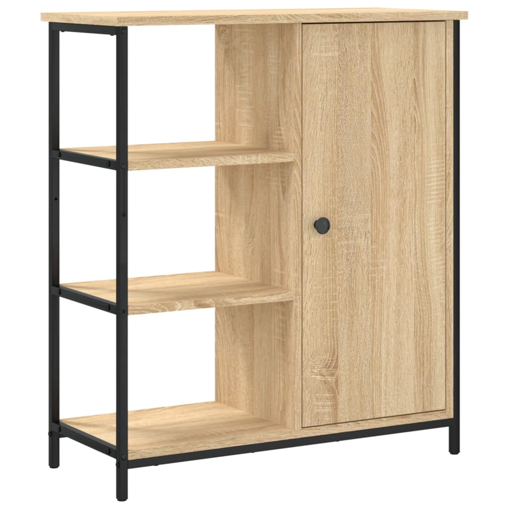 Skjenk Sonoma Eik 70X30X80 Cm Konstruert Tre