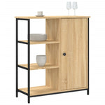 Skjenk Sonoma Eik 70X30X80 Cm Konstruert Tre