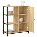 Skjenk Sonoma Eik 70X30X80 Cm Konstruert Tre