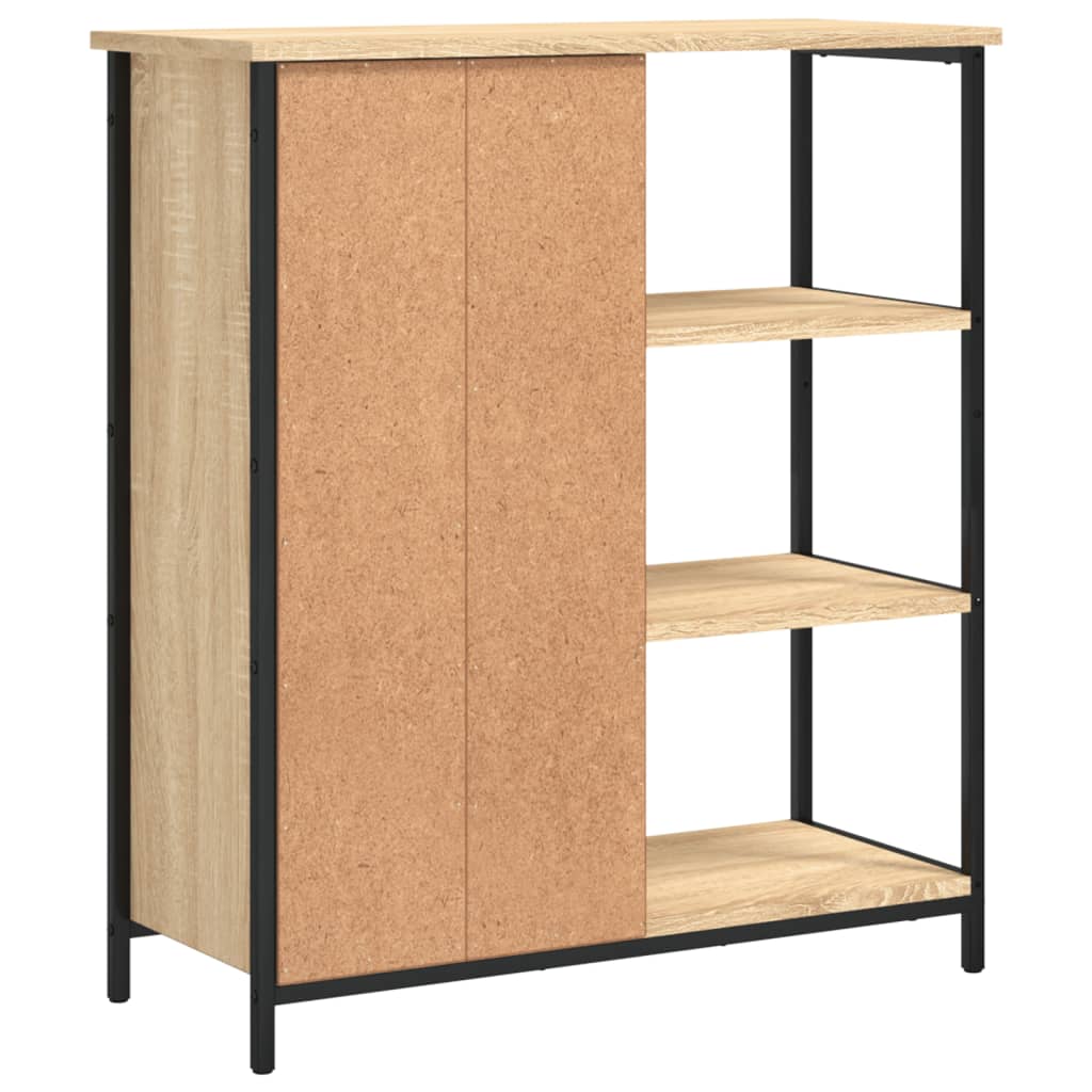 Skjenk Sonoma Eik 70X30X80 Cm Konstruert Tre
