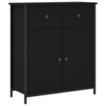Skjenk Svart 70X30X80 Cm Konstruert Tre