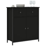 Skjenk Svart 70X30X80 Cm Konstruert Tre