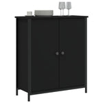 Skjenk Svart 70X30X80 Cm Konstruert Tre