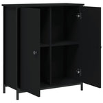 Skjenk Svart 70X30X80 Cm Konstruert Tre