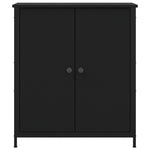 Skjenk Svart 70X30X80 Cm Konstruert Tre