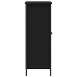 Skjenk Svart 70X30X80 Cm Konstruert Tre
