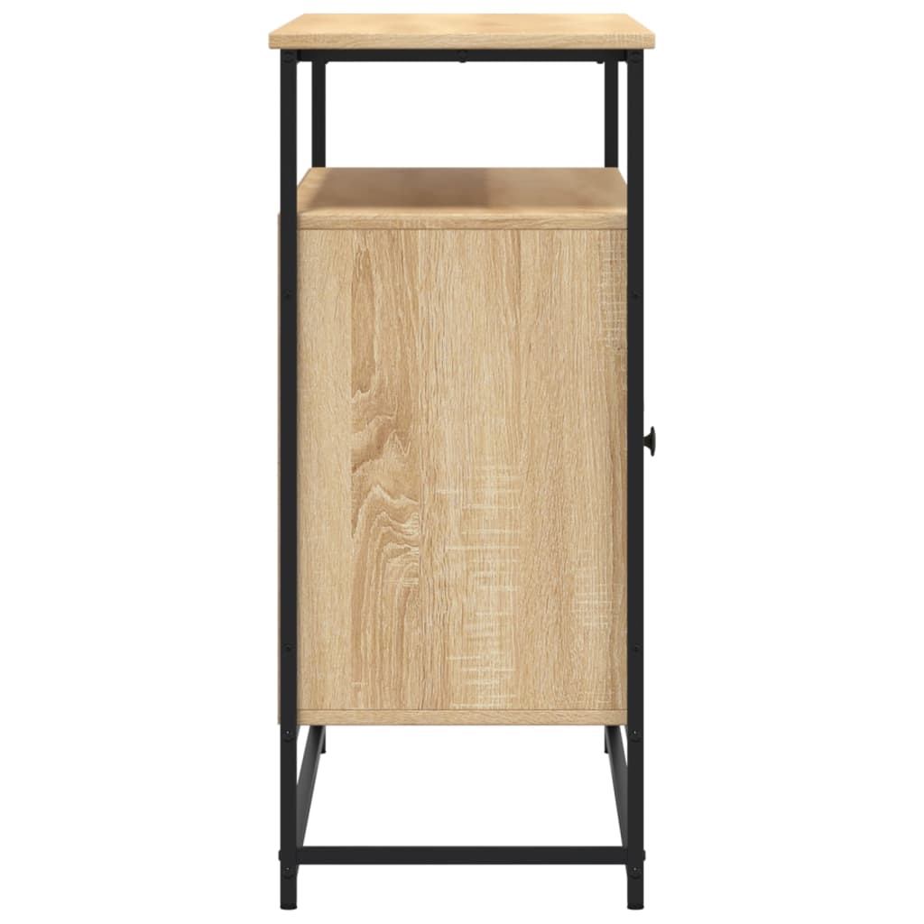 Skjenk Sonoma Eik 100X35X80 Cm Konstruert Tre