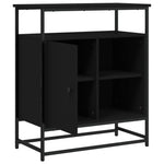Skjenk Svart 69X35X80 Cm Konstruert Tre