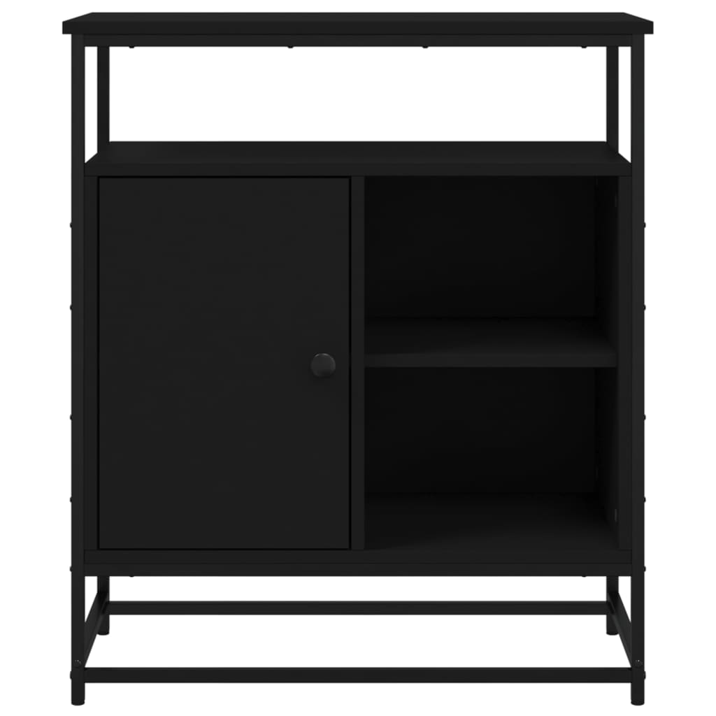 Skjenk Svart 69X35X80 Cm Konstruert Tre