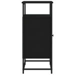 Skjenk Svart 69X35X80 Cm Konstruert Tre