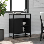 Skjenk Svart 69X35X80 Cm Konstruert Tre