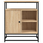 Skjenk Sonoma Eik 69X35X80 Cm Konstruert Tre