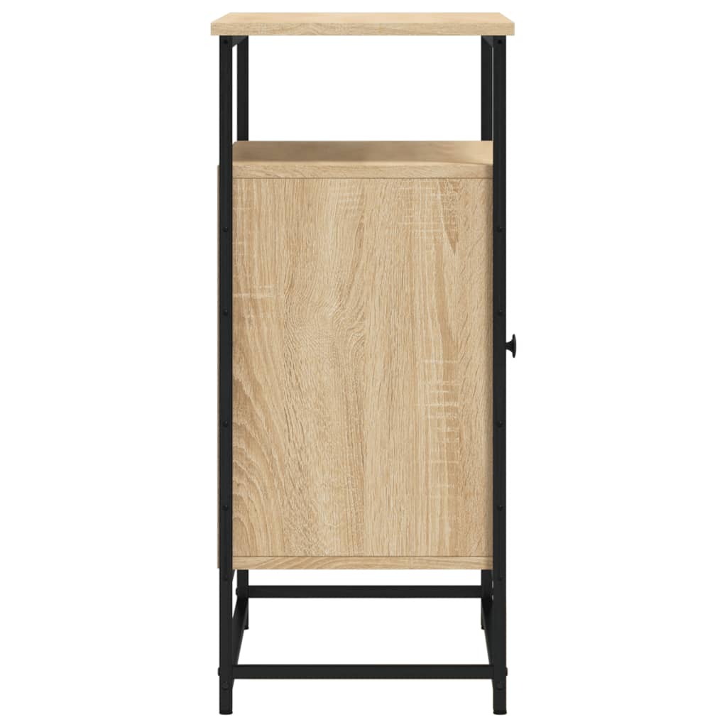 Skjenk Sonoma Eik 69X35X80 Cm Konstruert Tre