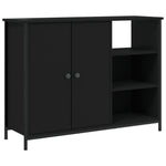 Skjenk Svart 100X33X75 Cm Konstruert Tre