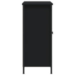 Skjenk Svart 100X33X75 Cm Konstruert Tre
