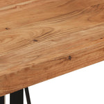 Barbord 55X55X107 Cm Heltre Akasie Og Jern