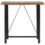 Barbord 110X55X107 Cm Gjenvunnet Heltre Og Jern