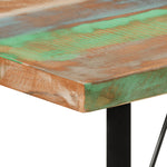 Barbord 110X55X107 Cm Gjenvunnet Heltre Og Jern