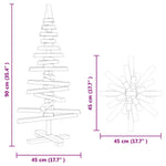 Juletre Av Tre Til Pynt 75 Cm Heltre Furu