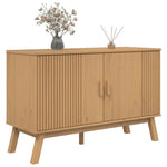 Skjenk Olden Brun 114X43X73,5Cm Heltre Furu